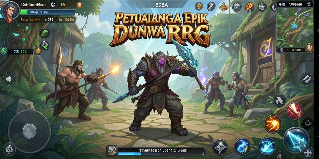 Tampilan gameplay <strong>898A</strong> yang memukau dalam dunia RPG.
