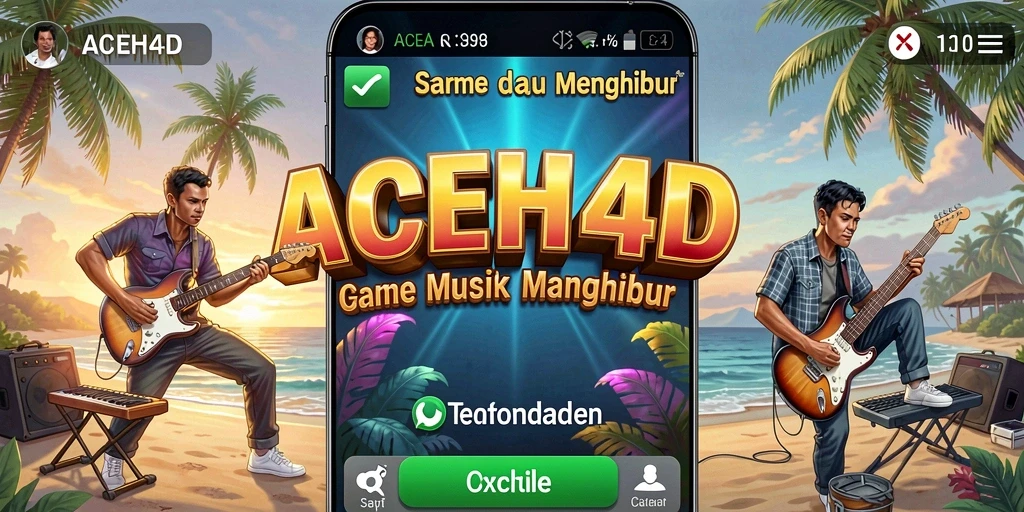 Tampilan gameplay ACEH4D yang penuh warna dan energik.