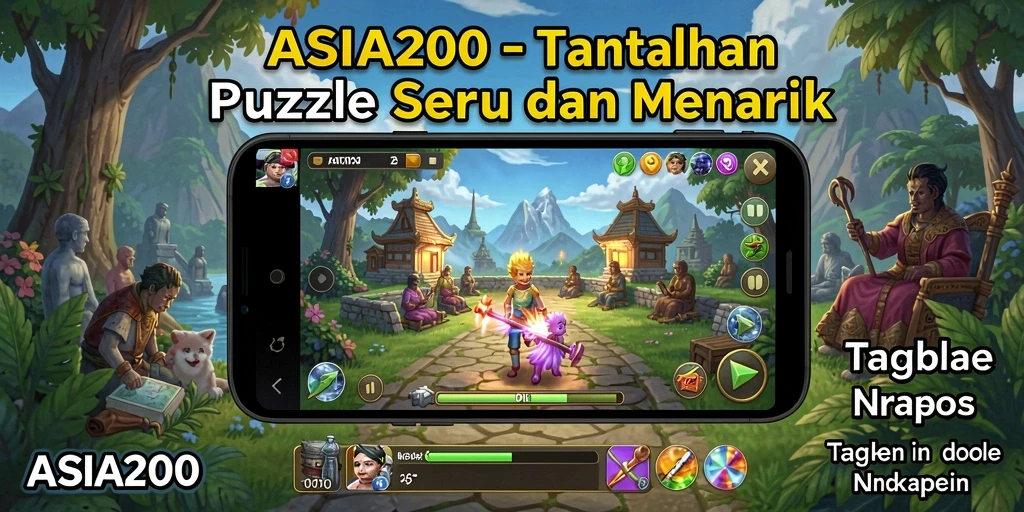 Tampilan gameplay ASIA200 yang menantang dan seru.