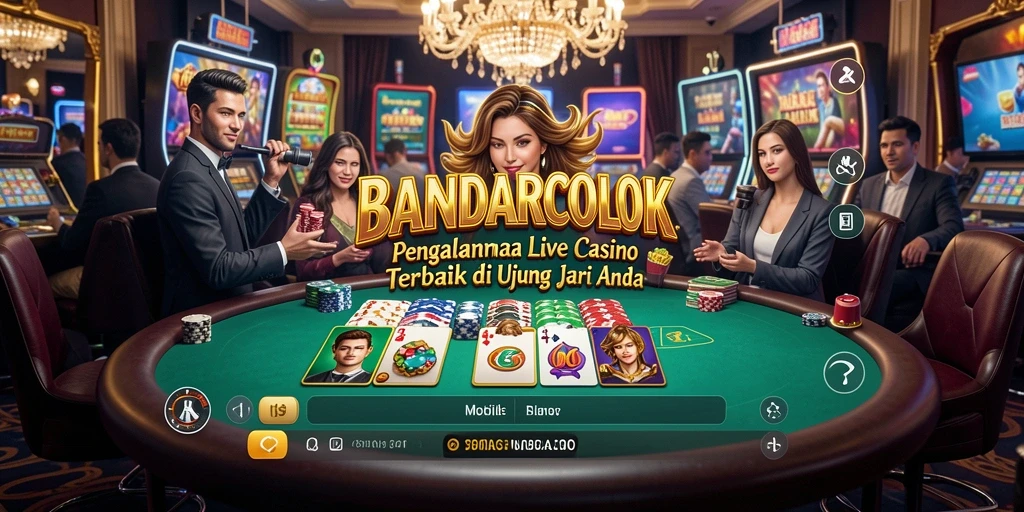 Gameplay Live Casino yang mendebarkan di BANDARCOLOK.