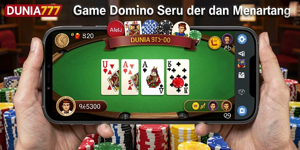 Tampilan gameplay seru dan interaktif dari DUNIA777.