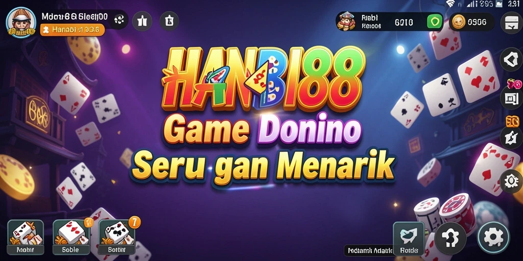 Tampilan gameplay seru dalam HANABI88 yang menampilkan aksi Domino.