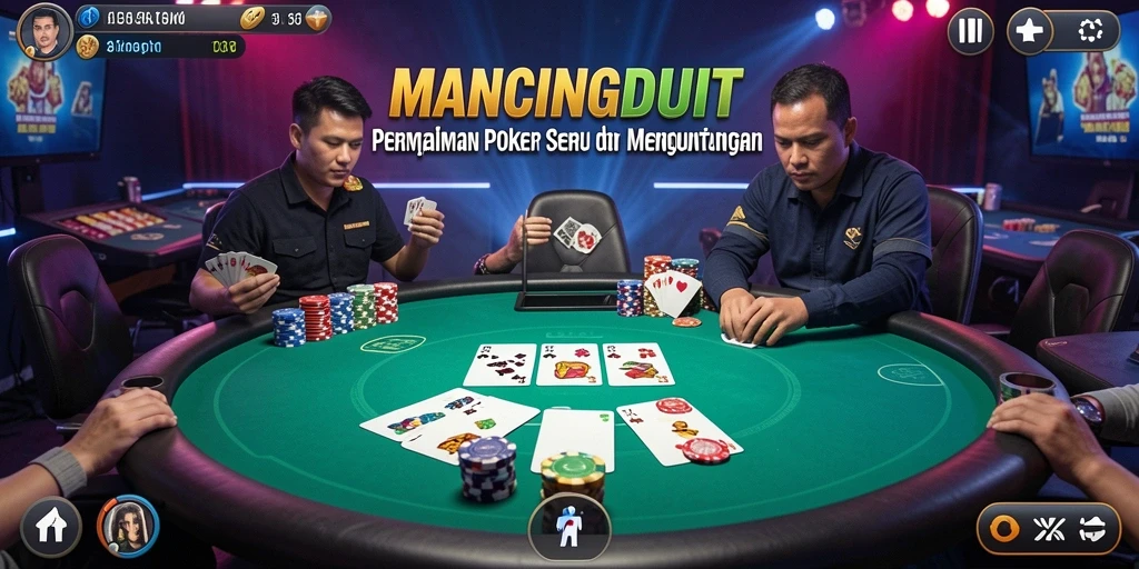 Tampilan gameplay poker yang menarik dan seru di MANCINGDUIT.