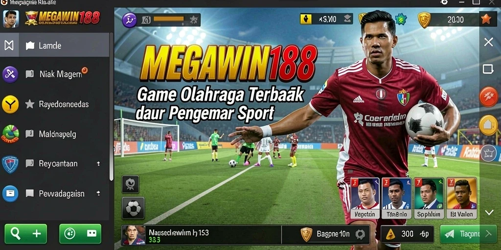 Tampilan gameplay MEGAWIN188 yang seru dalam olahraga.