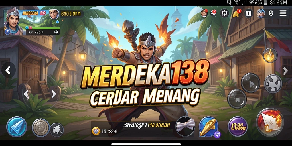 Tampilan menakjubkan dari gameplay MERDEKA138 dengan elemen strategi.