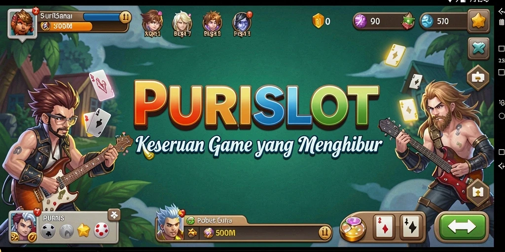 Screenshot gameplay PURISLOT menampilkan keseruan saat bermain slot Idle.