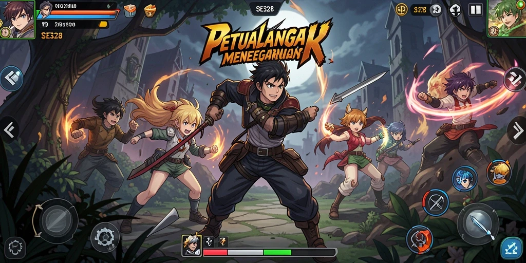 Tampilan gameplay SE328 yang seru dan mendebarkan.