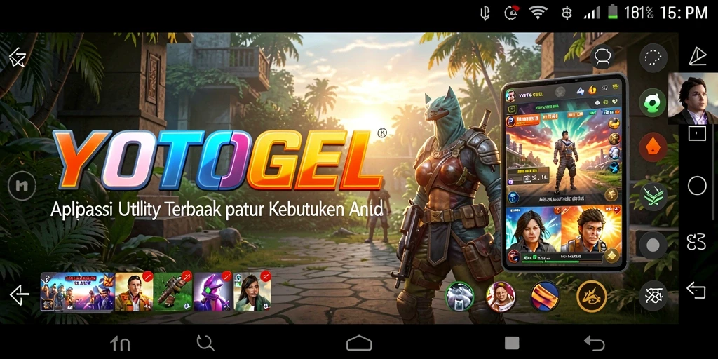 Tampilan antarmuka YOTOGEL yang modern dan fungsional.